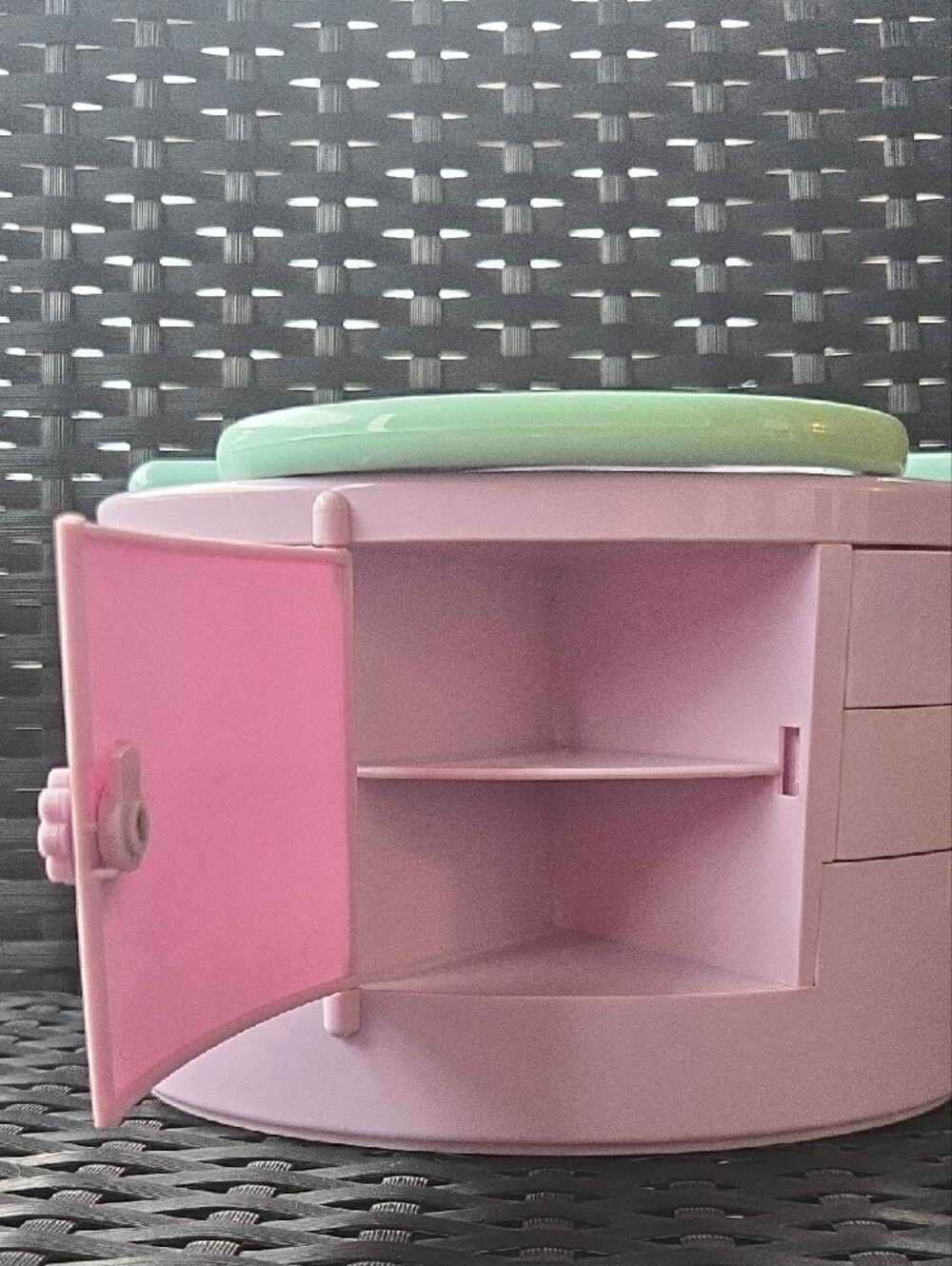 ✨🌸1991 VTG Bluebird Polly Pocket Pullout Playhouse Jewelry Box Compact Only 🌸✨ - Picture 8 of 15